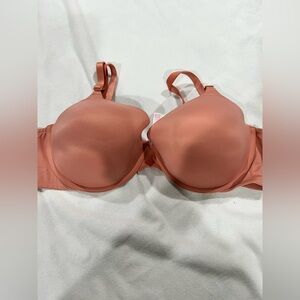 PINK VS Victoria Secret bra mauve t-shirt wear everywhere lightly lined 42C